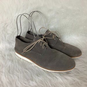 Nisolo Sedona Lightweight Derby Oxford Tie Shoes Suede Grey 9.5